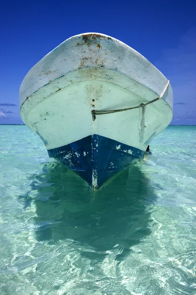 Sian kaan ve tekne Meksika — Stok fotoğraf