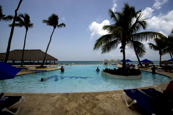 Dominicana pool — Stock Photo, Image