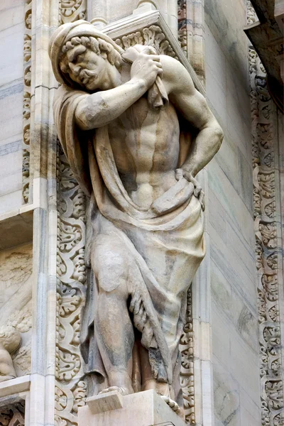 Italy statue of a men — Stock Photo, Image