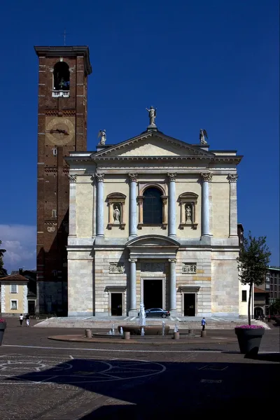 Milan italy and square — Stock Photo, Image