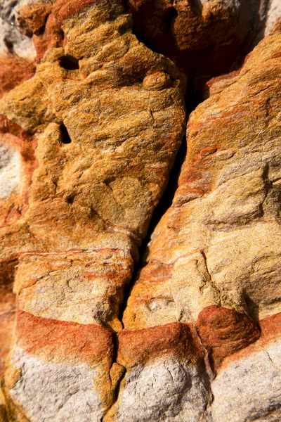 Rock abstraktní lanzarote, Španělsko — Stock fotografie