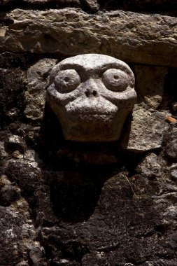 Kafatası Meksika soyut kesi