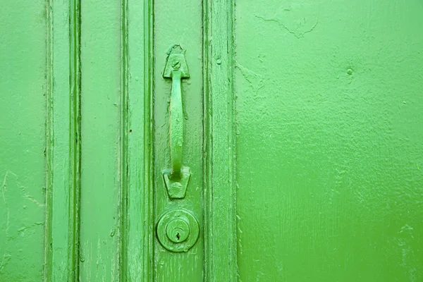 Canarias bra verde madeira fechada abstrato espanha — Fotografia de Stock