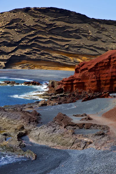 I el golfo lanzarote Spanien — Stockfoto