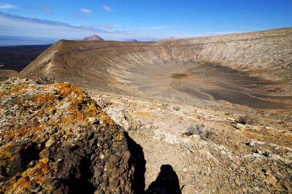 Los vulkanen vulkanische timanfaya rock s — Stockfoto