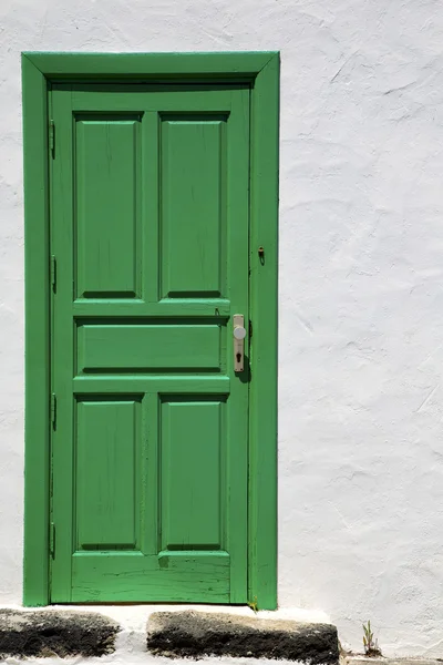 Ισπανία κομμάτι ξύλου colorated πράσινο ως ένα — Φωτογραφία Αρχείου