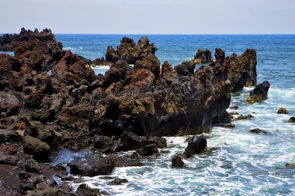 Rock Spanje hemel licht eiland landschap stenen wolk — Stockfoto