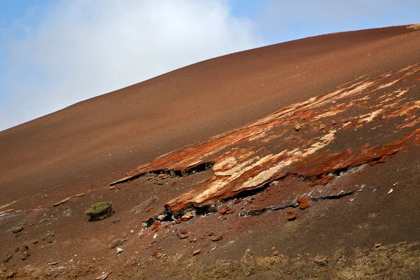 In los volcanes lanzarote spain volcanic t — Stock Photo, Image