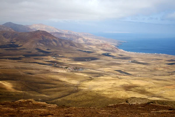 Lanzarote Häuserküste — Stockfoto