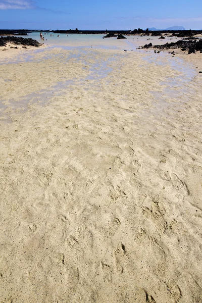 Menschen Wasser Himmel Wolke Strand Moschus Sommer — Stockfoto