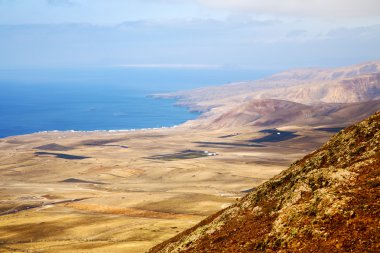 kıyı şeridi lanzarote Üstten Görünüm