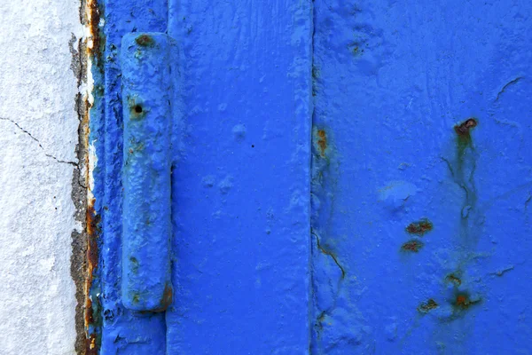 Lanzarote abstrait bleu l'espagne blanche — Photo