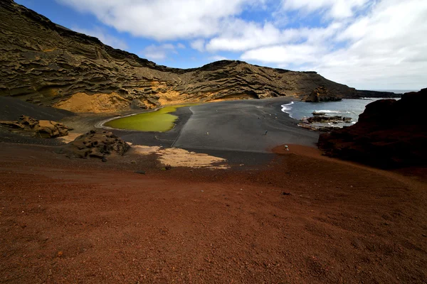 Pierre d'eau ciel littoral et été — Photo