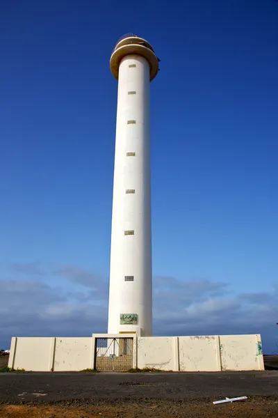 Lanzarote lighthouse rock — Stock Photo, Image