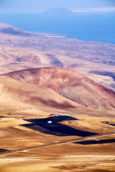 Roca piedra agua en carril isla de España paisaje —  Fotos de Stock