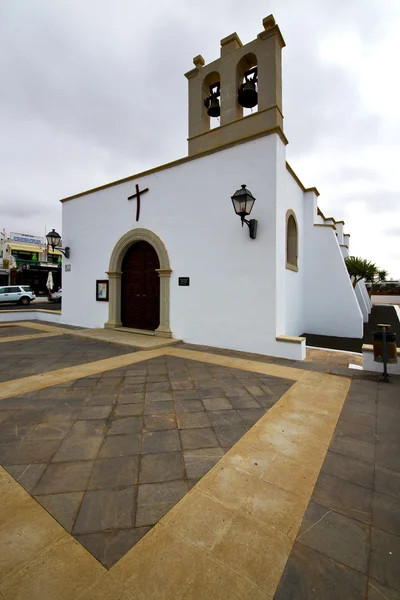 Campana teguise iglesia arrecife — Foto de Stock