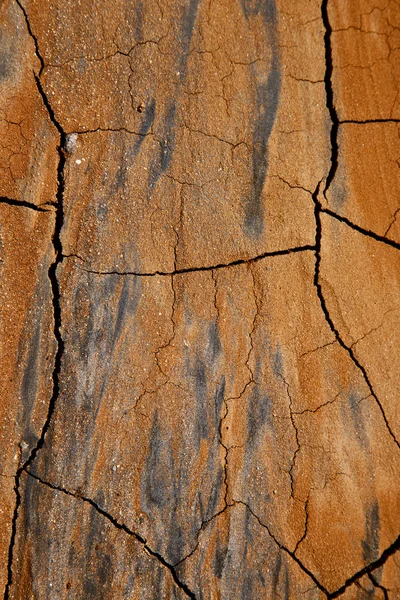 Spain texture of a broke dry sand — Stock Photo, Image