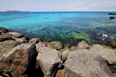 İspanya Limanı rıhtım tekne mavi yat