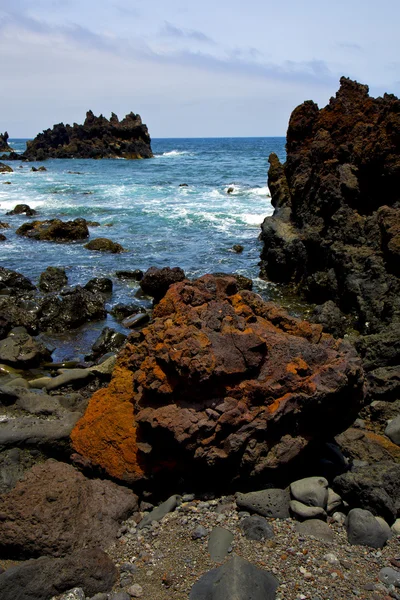 Pedra praia verão — Fotografia de Stock