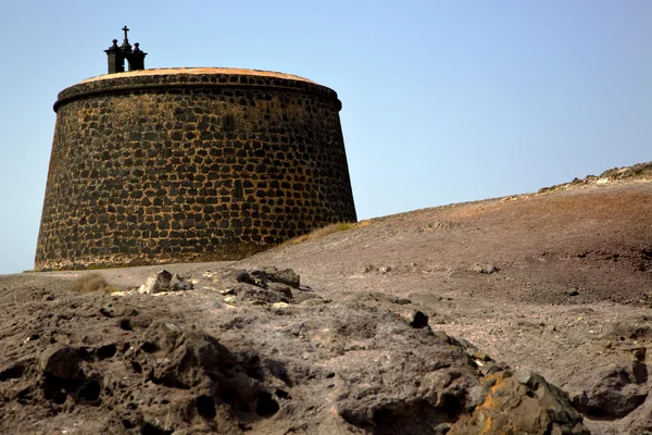 Lanzarote en deur in teguise — Stockfoto