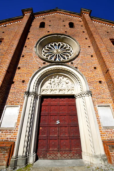 Castiglione   italy the old wall terrace church bell tower — Stock Photo, Image