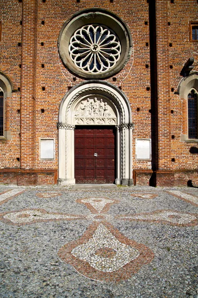 Gereja castiglione olona varese italy the old wall terrace — Stok Foto