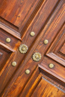 ahşap kapı crenna gallarate soyut paslı pirinç kahverengi kapalı 