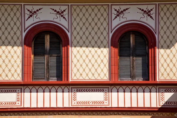 Abbiate varese rose fenster italien die alte mauer terrassenkirche — Stockfoto