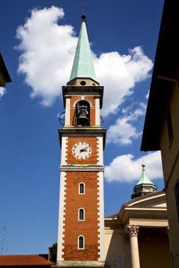 Kilise olgiate olona pencere saat ve çan kulesi