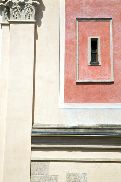 Tradate varese italien mosaik in rot orange — Stockfoto