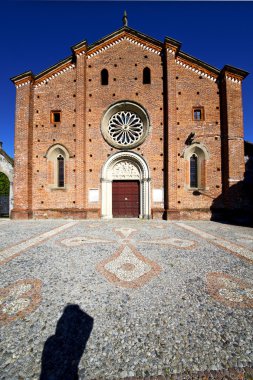 Castiglione olona duvar eski kilise kule bitki Teras