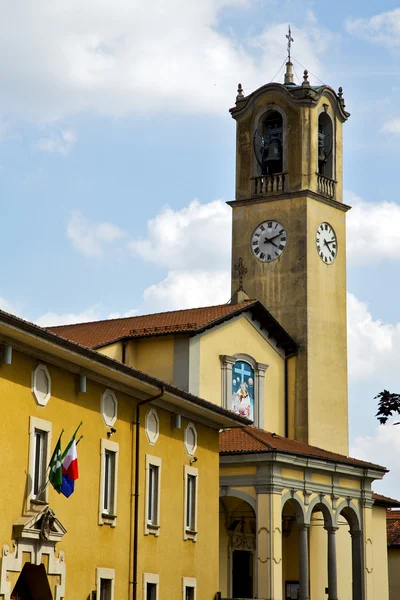 Bandera iglesia albizzate varese — Foto de Stock