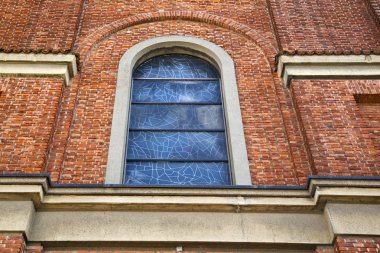 Ferrara çapraz varese İtalya eski gül pencere kilise