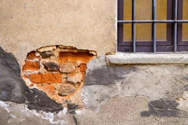 Tradate pencere varese beton tuğla İtalya soyut