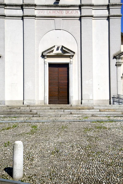 Italien sumirago varese den gamla ingången mosaik solig dag — Stockfoto