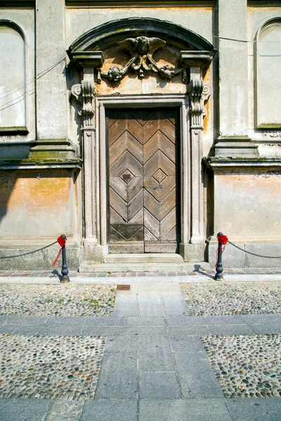 Itálie kostel santo antonino staré dveře vstupní — Stock fotografie