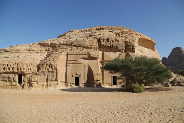 Ancienne Histoire Dans Royaume Antique Arabie Saoudienne — Photo