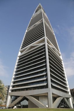 Suudi Arabistan 'ın antik krallığındaki rskyscraper.