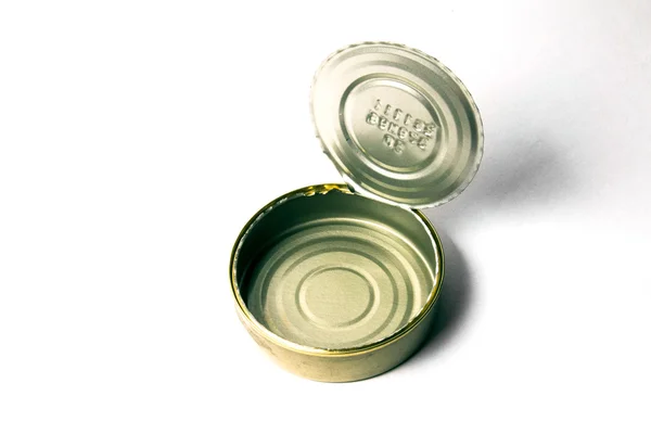 Can on the white background — Stock Photo, Image