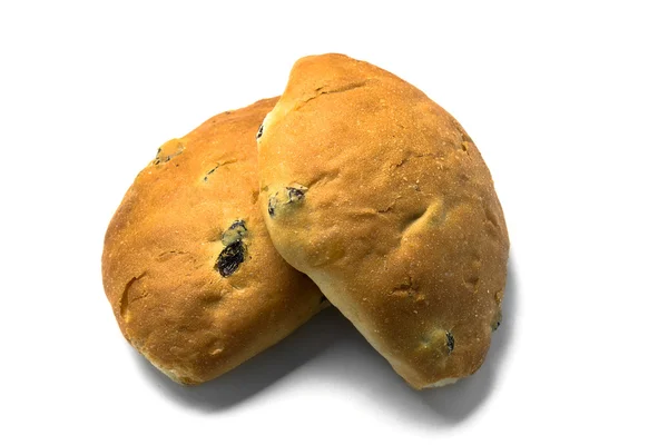 Bread on a white background — Stock Photo, Image