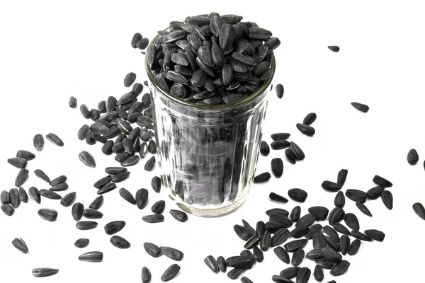 Seeds on the white background — Stock Photo, Image