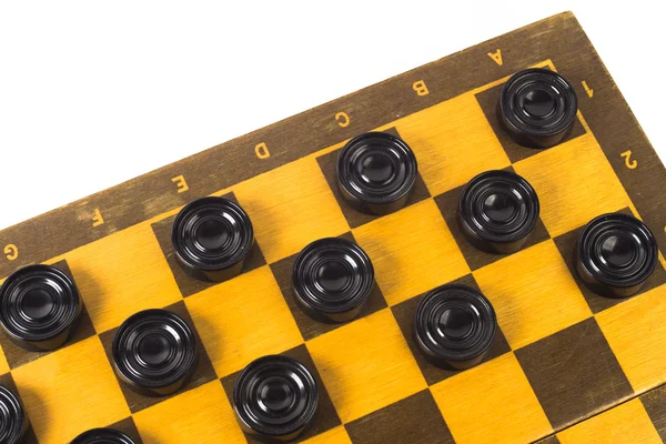 Schach auf weißem Hintergrund — Stockfoto