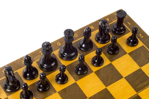 Chess on the white background — Stock Photo, Image