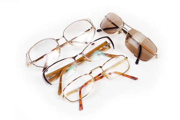 Glasses on the white background Stock Image