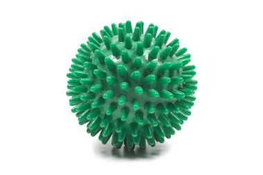 Beyaz arka plan üzerinde topu