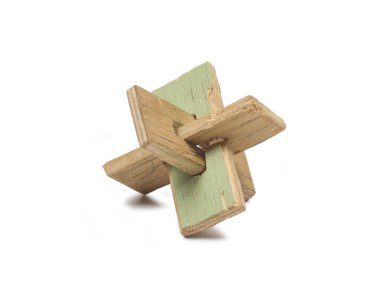 Beyaz arka plan üzerinde bulmaca