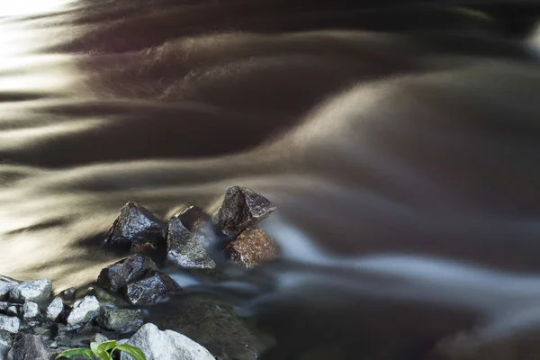 River on the white background — Stock Photo, Image