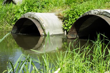 beyaz zemin üzerinde Nehri