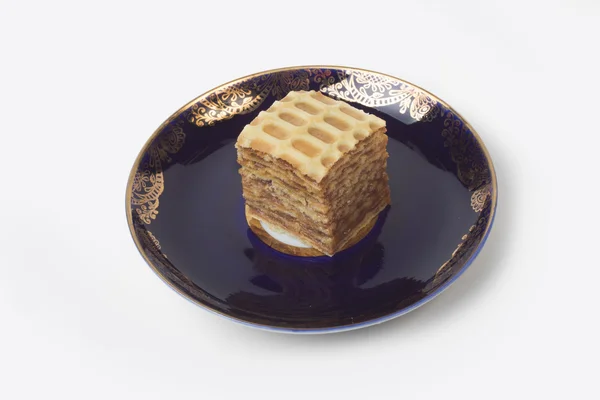 Wafer auf weißem Hintergrund — Stockfoto