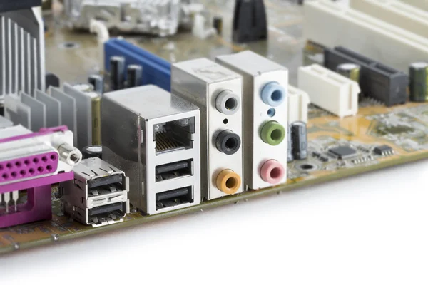 Electronics on the white background — Stock Photo, Image